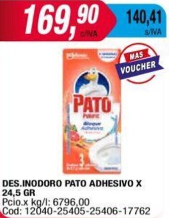 Maxiconsumo Des Inodoro Pato Adhesivo 24,5g oferta