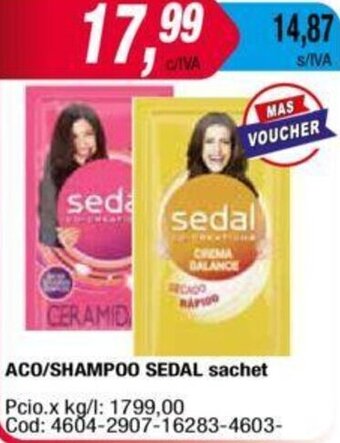 Maxiconsumo Aco/Shampoo Sedal Sachet oferta