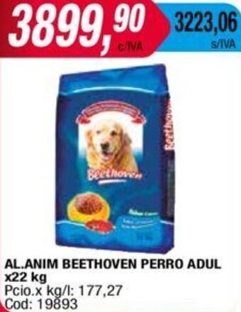Maxiconsumo Al. Anim Beethoven Perro Adul 22kg oferta