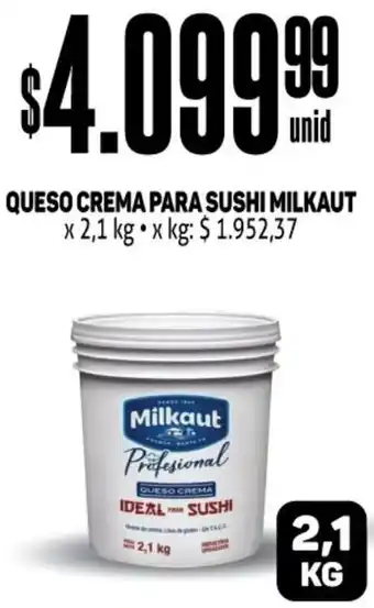 Makro Queso Crema para Sushi Milkaut 2,1kg oferta