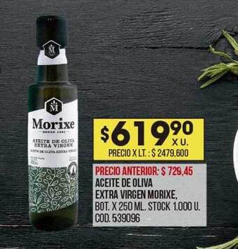 Coto Aceite de oliva extra virgen morixe oferta