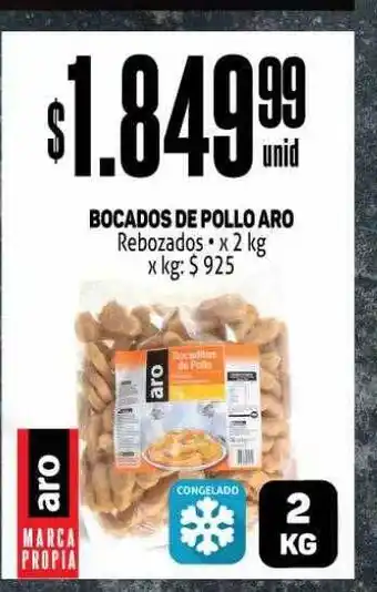 Makro Bocados de pollo aro rebozados oferta