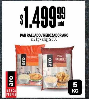 Pan rallado - rebozador aro