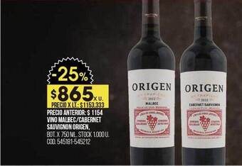 Coto Vino malbec o cabernet sauvignon origen oferta