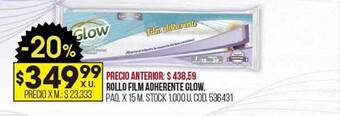 Coto Rollo film adherente glow oferta