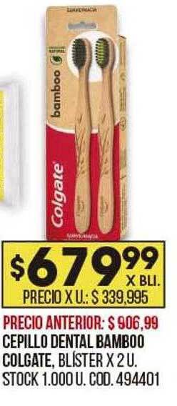 Coto Cepillo dental bamboo colgate oferta