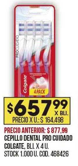 Coto Cepillo dental pro cuidado colgate oferta
