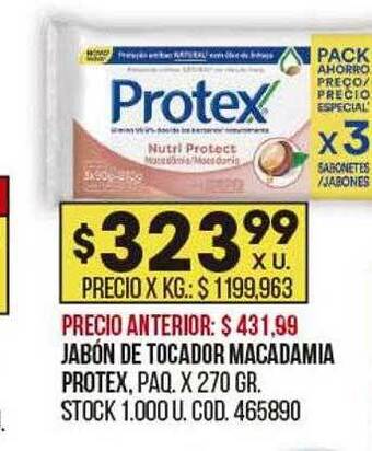 Coto Jabón de tocador macadamia protex oferta