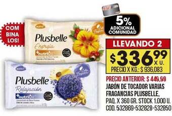 Coto Jabón de tocador varias fragancias plusbelle oferta