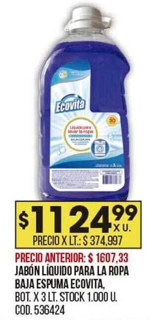 Coto Jabón líquido para la ropa baja espuma ecovita oferta
