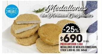 Coto Medallones de merluza congelados oferta