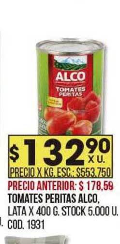 Coto Tomates peritas alco oferta