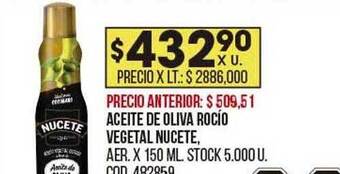 Coto Aceite de oliva rocío vegetal nucete oferta