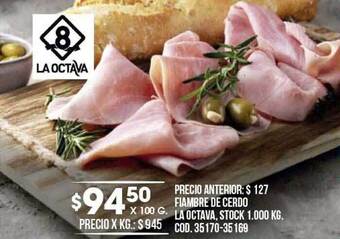 Coto Fiambre de cerdo la octava oferta