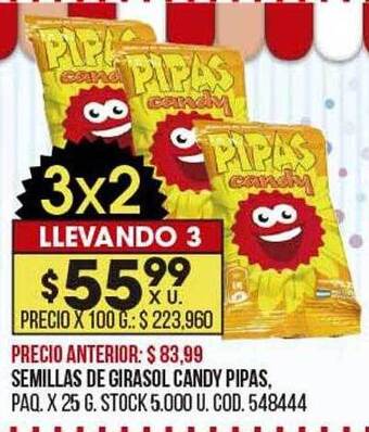 Coto Semillas de girasol candy pipas oferta