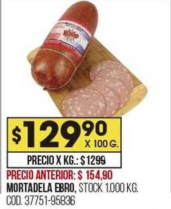 Coto Mortadela ebro oferta