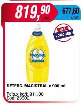 Maxiconsumo Deterg magistral oferta