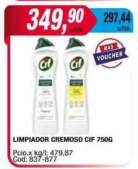 Maxiconsumo Limpiador cremoso cif oferta