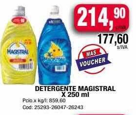 Maxiconsumo Detergente magistral oferta