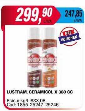 Maxiconsumo Lustram ceramicol oferta