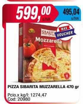 Maxiconsumo Pizza sibarita muzzarella oferta