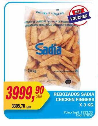 Maxiconsumo Rebozados sadia chicken fingers oferta