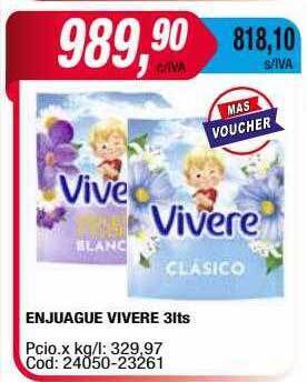 Maxiconsumo Enjuague vivere oferta