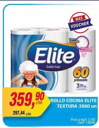Maxiconsumo Rollo cocina elite textura oferta
