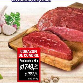 Maxiconsumo Corazon de cuadril oferta