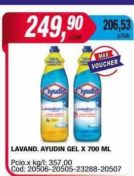 Maxiconsumo Lavand ayudin gel oferta