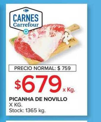 Carrefour Market Picanha De Novillo x kg oferta