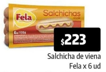 Autoservicio Capo Salchicha de Viena Fela 6ud oferta