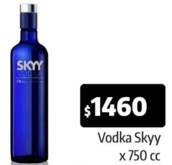 Autoservicio Capo Vodka Skyy 750cc oferta