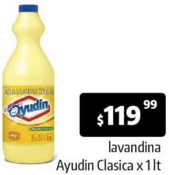 Autoservicio Capo Lavandina Ayudin Clasica 1L oferta
