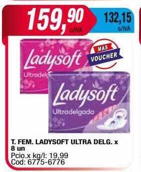 Maxiconsumo T. fem. ladysoft ultra delg oferta