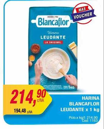 Maxiconsumo Harina blancaflor leudante oferta