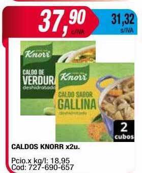Maxiconsumo Caldos knorr oferta