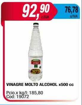 Maxiconsumo Vinagre molto alcohol oferta