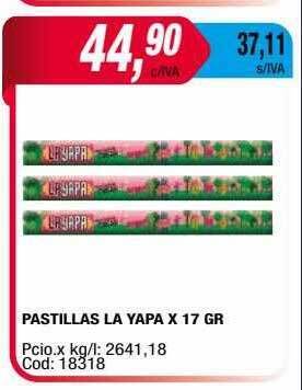 Maxiconsumo Pastillas la yapa oferta