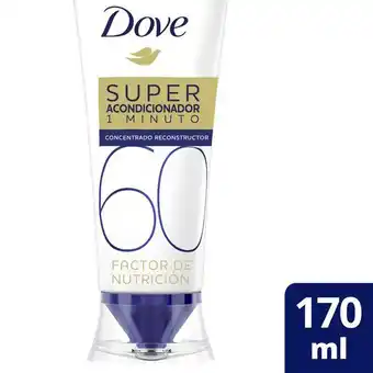 Coto Super acondicionador dove factor nutrición 60 170 ml oferta
