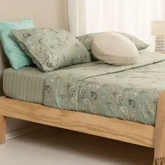 Arredo Juego de sábanas queen size garabatos oferta