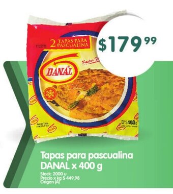 Supermercados Buenos Días Tapas para Pascualina Danal x 400g oferta