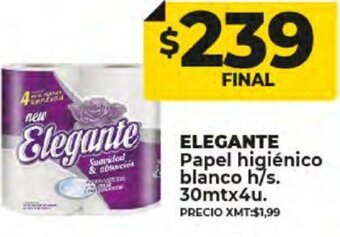Supermayorista Vital ELegante Papel Higiénico Blanco h/s.30mt.x4u oferta