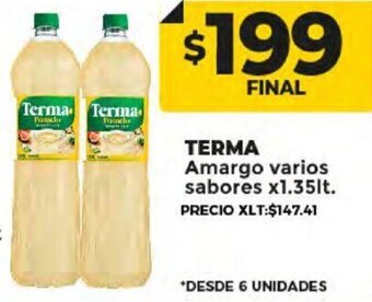 Supermayorista Vital Terma Amargo Varios Sabores 1,35L oferta