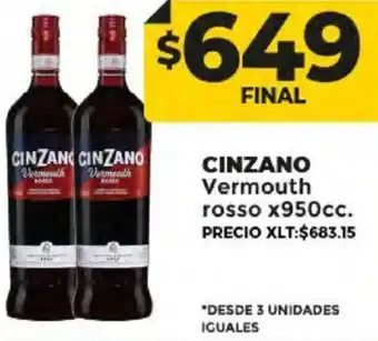 Supermayorista Vital Cinzano Vermouth Rosso 950cc oferta