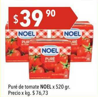 Hergo Noel Puré de tomate x 520gr. oferta