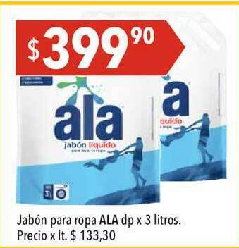 Hergo Ala Jabón para ropa dp x 3 litros oferta