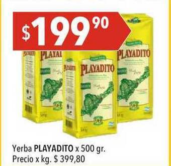 Hergo Playadito Yerba x 500gr. oferta