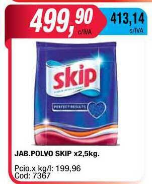 Maxiconsumo Skip Jab.Polvo X 2,5 kg. oferta