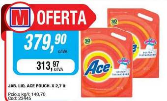 Maxiconsumo Ace Jab. Liq. Pouch X 2,7 Lt oferta
